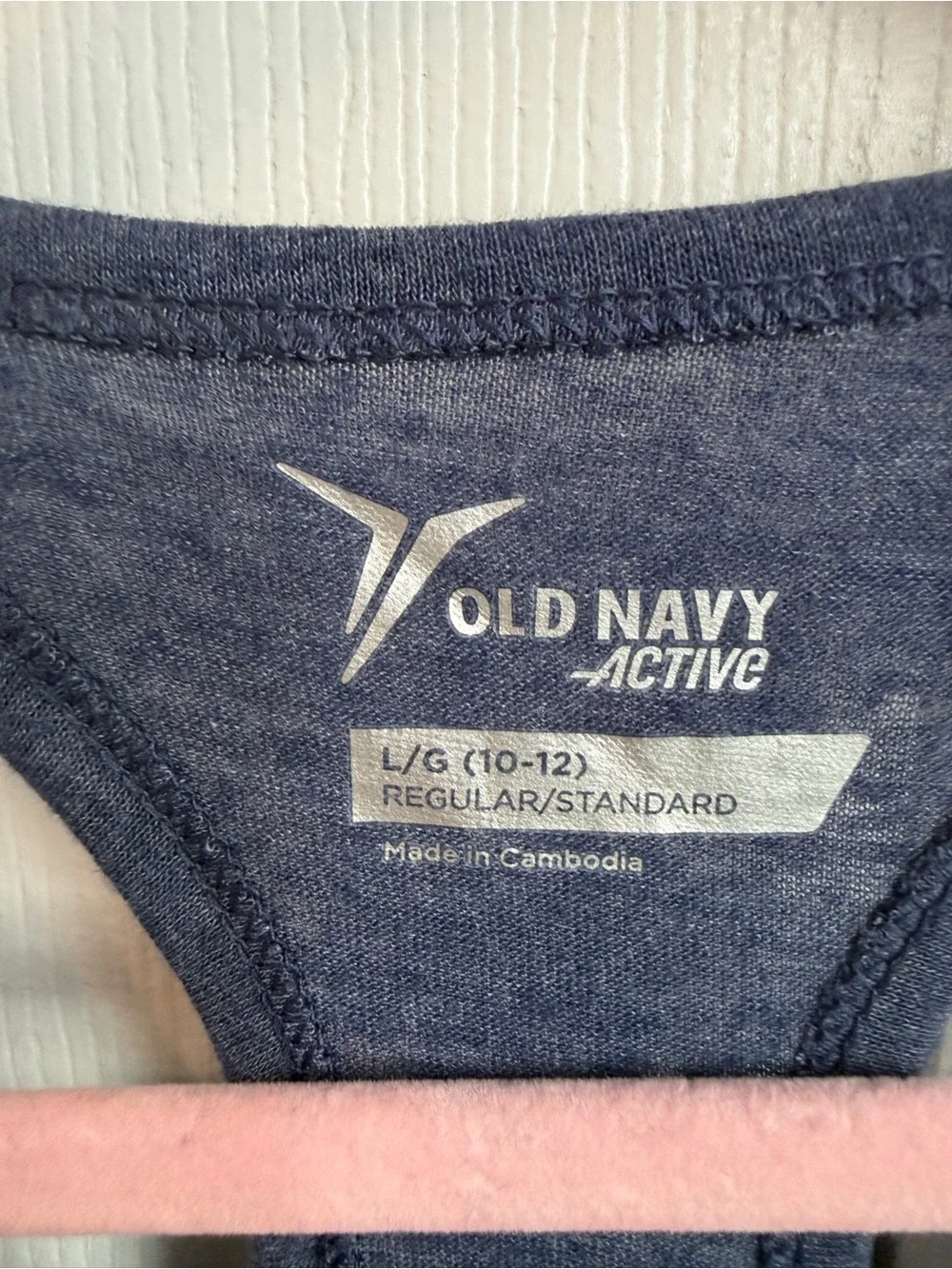 Girls Old Navy Navy Active Racerback Tank